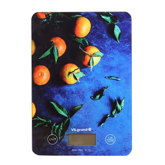 Ваги кухонні VILgrand VKS527 5кг ORANGE без чаші 